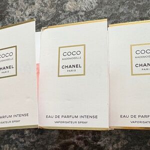 3 CHANEL COCO MADEMOISELLE SAMPLE SPRAYS VIAL 1.5ML-0.05 FL TT: 4.5 ML